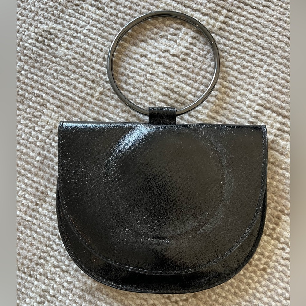 Black Clutch Purse with magnetic closure